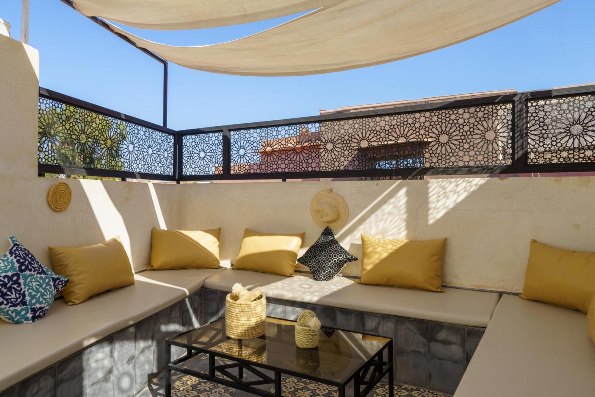 Riad 4 Chambres - Piscine & Petit Dejeuner Gratuit - Wifi Fibre Optique Marrakesch Exterior foto